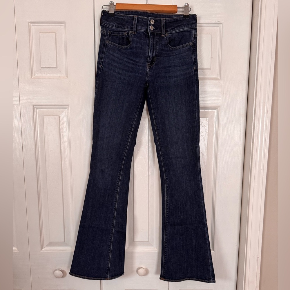 American Eagle High Rise Artist Flare Jeans